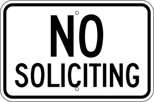 No Solicitation